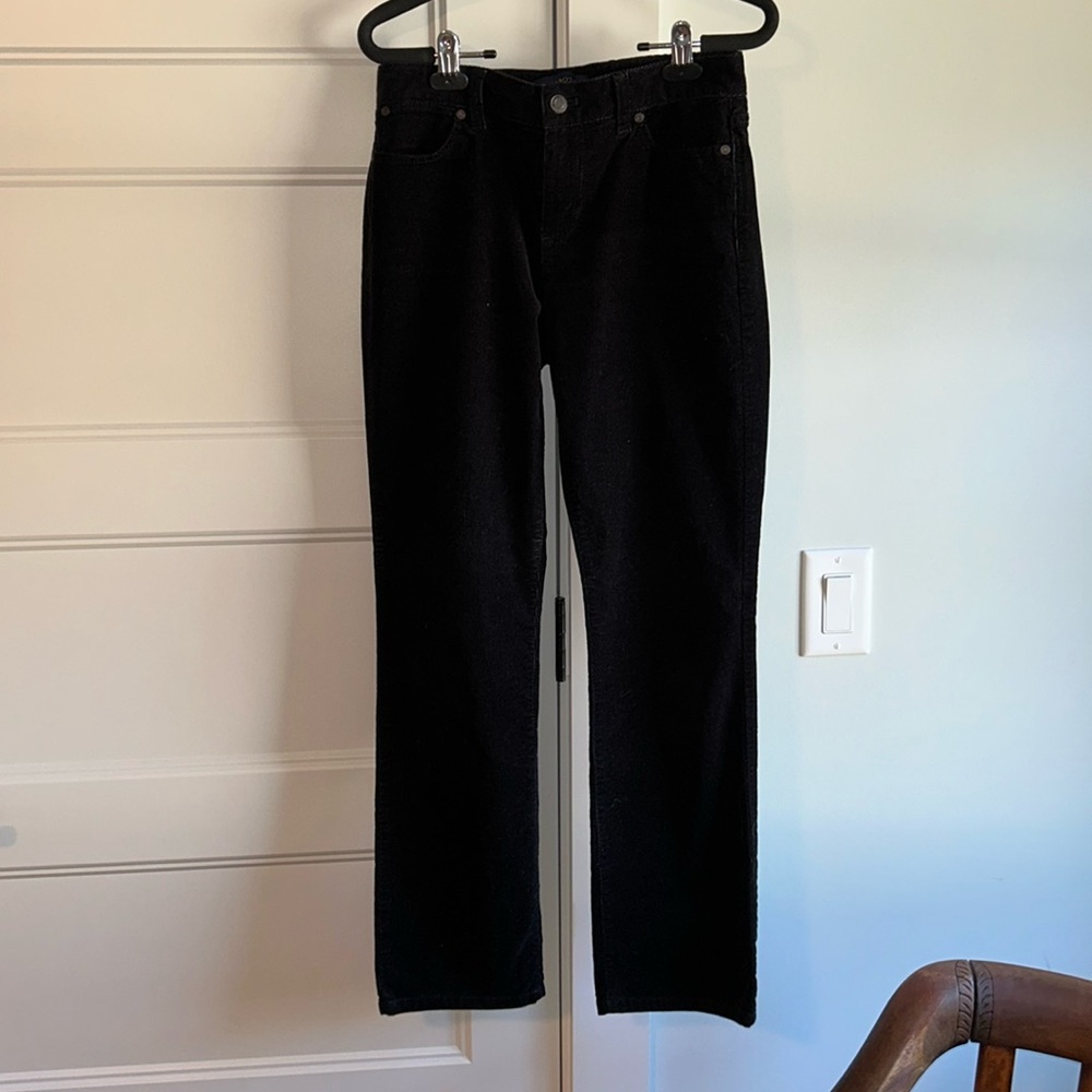 Black corduroy pants